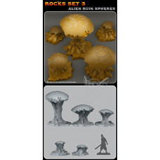 Rock-Alien Ruin Spheres